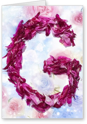 

Lolprint G Alphabet Letter Name Greeting Card(Multicolor, Pack of 1)