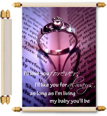 

Lolprint Love Scroll Greeting Card(Multicolor, Pack of 1)
