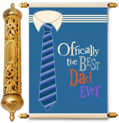 

Lolprint Gold Fathers Day Gift Scroll Greeting Card(Multicolor, Pack of 1)