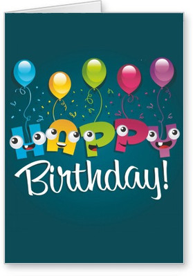 

Lolprint Happy Birthday Greeting Card(Multicolor, Pack of 1)