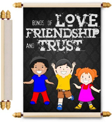 

Lolprint Friendship Gifts Scroll Greeting Card(Multicolor, Pack of 1)
