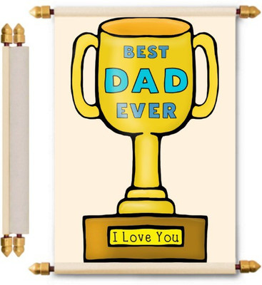 

Lolprint Fathers Day Scroll Greeting Card(Multicolor, Pack of 1)