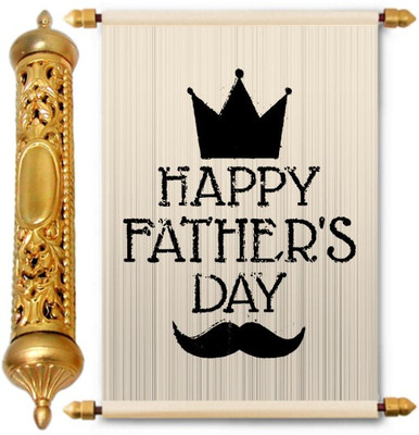 

Lolprint Gold Fathers Day Gift Scroll Greeting Card(Multicolor, Pack of 1)