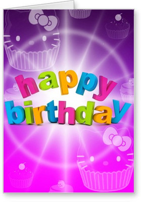 

Lolprint Happy Birthday Greeting Card(Multicolor, Pack of 1)