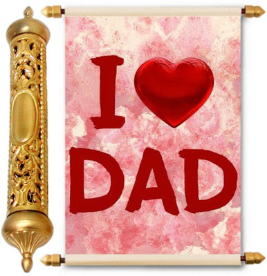 

Lolprint Gold Fathers Day Gift Scroll Greeting Card(Multicolor, Pack of 1)
