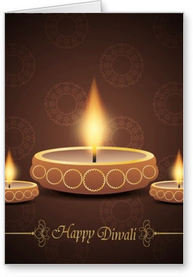 

Lolprint Diwali Greeting Card(Multicolor, Pack of 1)