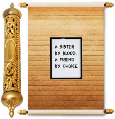 

Lolprint Gold Rakhi Gift Scroll Greeting Card(Multicolor, Pack of 1)