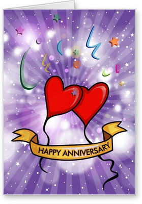 

Lolprint Happy Anniversary Greeting Card(Multicolor, Pack of 1)