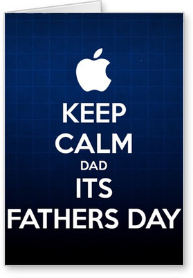

Lolprint Keep Calm Fathers Day Greeting Card(Multicolor, Pack of 1)
