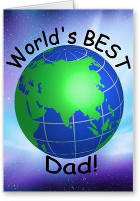 

Lolprint World's Best DAD Fathers Day Greeting Card(Multicolor, Pack of 1)