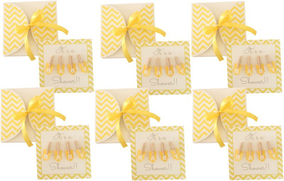 

Crack of Dawn Crafts Invitation Card(Yellow, Pack of 6)