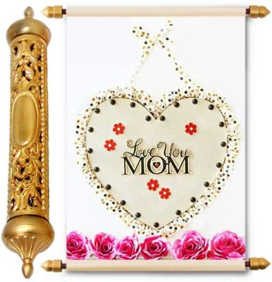 

Lolprint Gold Mothers Day Gift Scroll Greeting Card(Multicolor, Pack of 1)
