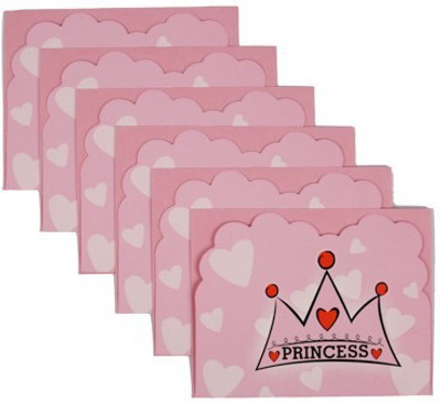 

Funcart Princess Crown Invitation Card(Pink, Pack of 6)