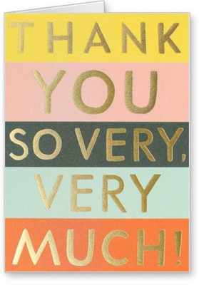 

Lolprint Thank You So Much Greeting Card(Multicolor, Pack of 1)