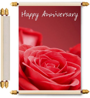 

Lolprint Anniversary Scroll Greeting Card(Multicolor, Pack of 1)