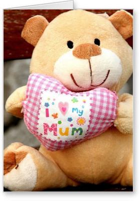 

Lolprint Teddy Mother's Day Greeting Card(Multicolor, Pack of 1)