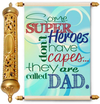 

Lolprint Gold Fathers Day Gift Scroll Greeting Card(Multicolor, Pack of 1)