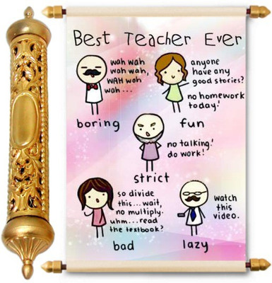 

Lolprint Gold Teachers Day Gift Scroll Greeting Card(Multicolor, Pack of 1)