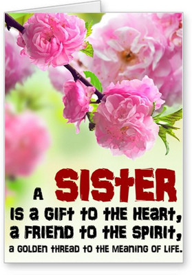 

Lolprint A Sister Rakhi Greeting Card(Multicolor, Pack of 1)