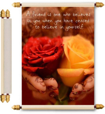 

Lolprint Friendship Gifts Scroll Greeting Card(Multicolor, Pack of 1)