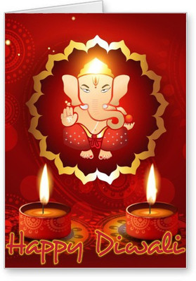 

Lolprint Diwali Greeting Card(Multicolor, Pack of 1)