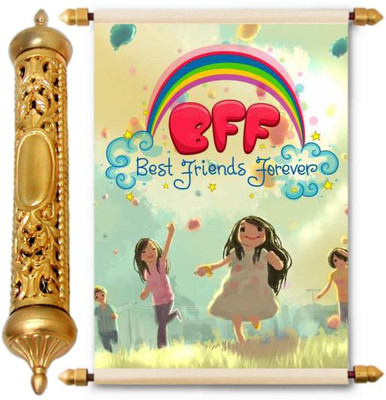 

Lolprint Gold Friendship Day Gift Scroll Greeting Card(Multicolor, Pack of 1)