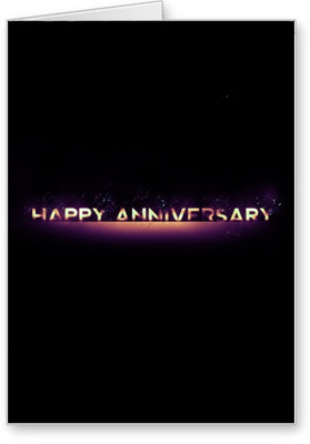 

Lolprint Happy Anniversary Greeting Card(Multicolor, Pack of 1)