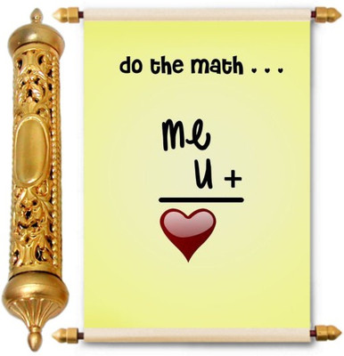 

Lolprint Gold Love Scroll Greeting Card(Multicolor, Pack of 1)