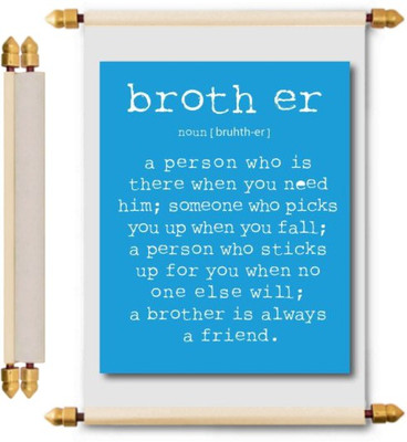 

Lolprint Rakhi Gifts Scroll Greeting Card(Multicolor, Pack of 1)