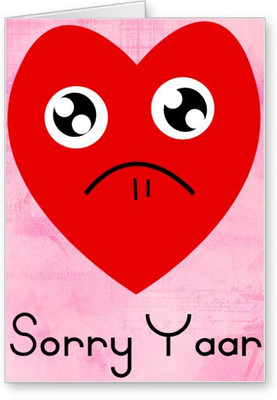 

Lolprint Sorry Greeting Card(Multicolor, Pack of 1)