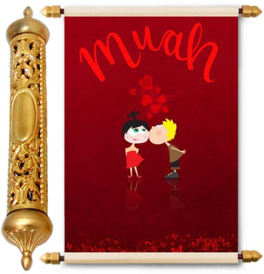 

Lolprint Gold Love Scroll Greeting Card(Multicolor, Pack of 1)