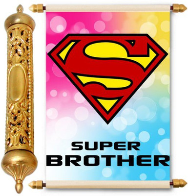 

Lolprint Gold Rakhi Gift Scroll Greeting Card(Multicolor, Pack of 1)