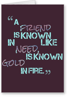 

Lolprint Quotes Friendship Day Greeting Card(Multicolor, Pack of 1)