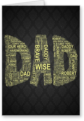 

Lolprint Fathers Day DAD Greeting Card(Multicolor, Pack of 1)