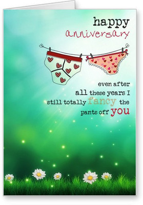 

Lolprint Happy Anniversary Greeting Card(Multicolor, Pack of 1)
