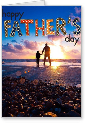 

Lolprint Happy Fathers Day Greeting Card(Multicolor, Pack of 1)