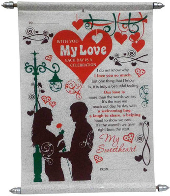 

Natali Traders Greeting Card(Red, Green, Multicolor, Pack of 1)