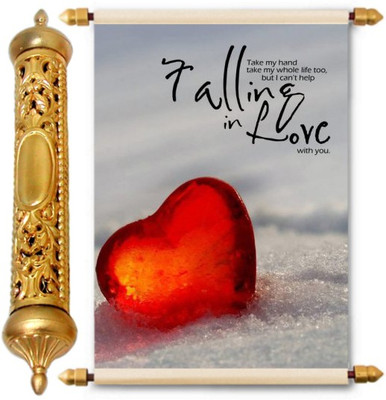 

Lolprint Gold Love Scroll Greeting Card(Multicolor, Pack of 1)