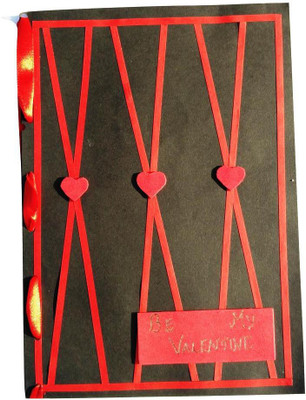 

RMantra Cute Love Card : Little Hearts Greeting Card(Red, Pack of 1)