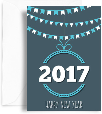 

Kaarti Happy New Year Greeting Card(Multicolor, Pack of 1)