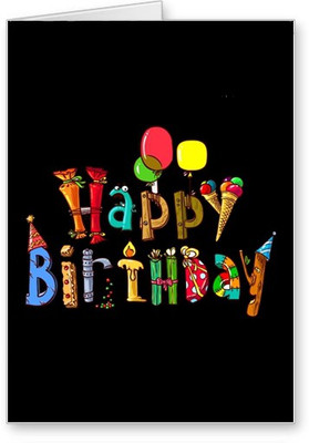 

Lolprint Happy Birthday Greeting Card(Multicolor, Pack of 1)