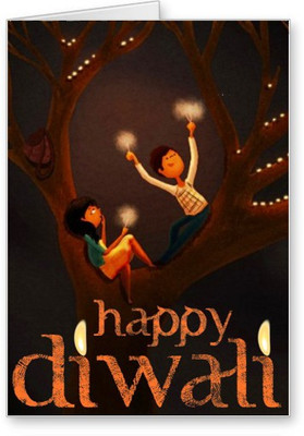

Lolprint Diwali Greeting Card(Multicolor, Pack of 1)