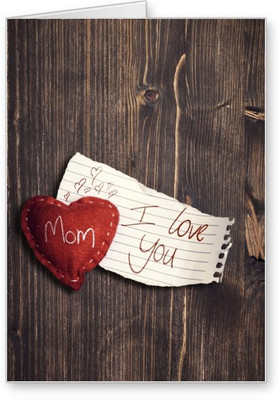 

Lolprint Mothers Day LOVE you MOM Greeting Card(Multicolor, Pack of 1)