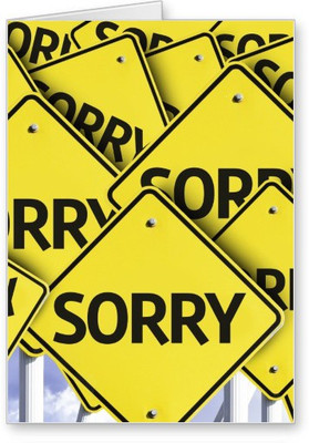 

Lolprint Sorry Greeting Card(Multicolor, Pack of 1)