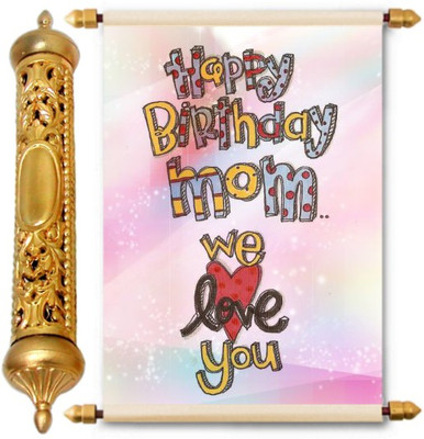 

Lolprint Gold Birthday Gift Scroll Greeting Card(Multicolor, Pack of 1)