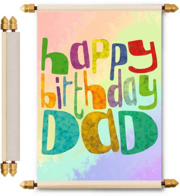 

Lolprint Birthday Scroll Greeting Card(Multicolor, Pack of 1)
