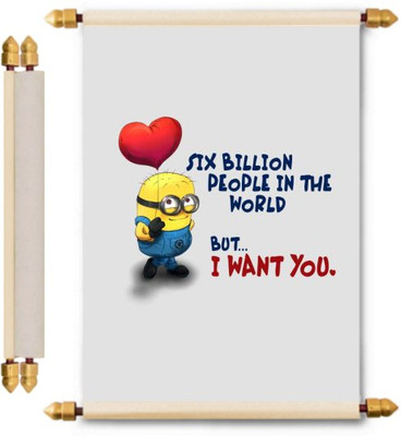 

Lolprint Love Scroll Greeting Card(Multicolor, Pack of 1)