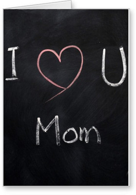 

Lolprint I LOVE YOU MOM Greeting Card(Multicolor, Pack of 1)