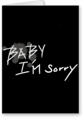 

Lolprint I am Sorry Greeting Card(Multicolor, Pack of 1)