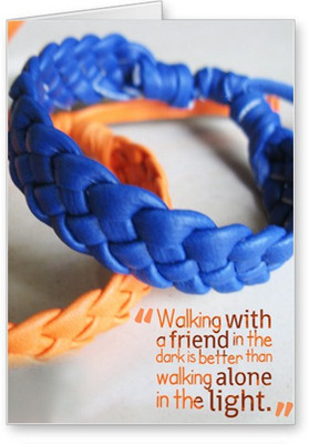 

Lolprint Wristbands Friendship Day Greeting Card(Multicolor, Pack of 1)